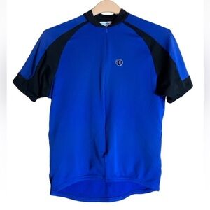 Pearl Izumi blue and black cycling jersey Size Small
